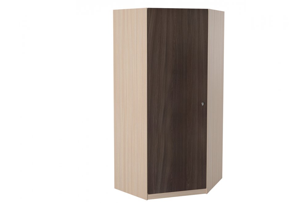 Шкаф Астра угловой дуб молочный / дуб шамони