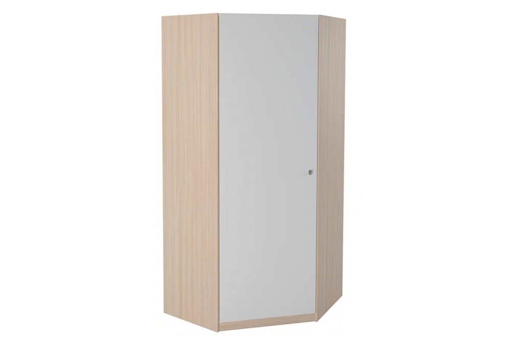 Шкаф Астра угловой дуб молочный / белый