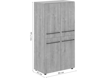 Шкаф Skyland Loftis LMC 80.4