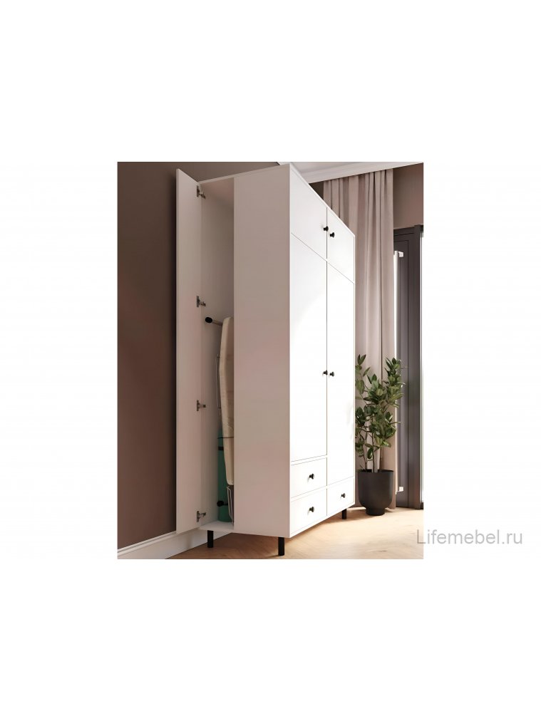 Шкаф София 3077.М1 левый белый