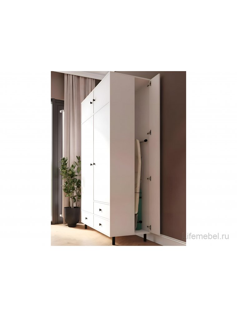 Шкаф София 3088.М1 правый белый