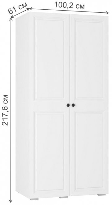 Шкаф Софт ШК-02 белый