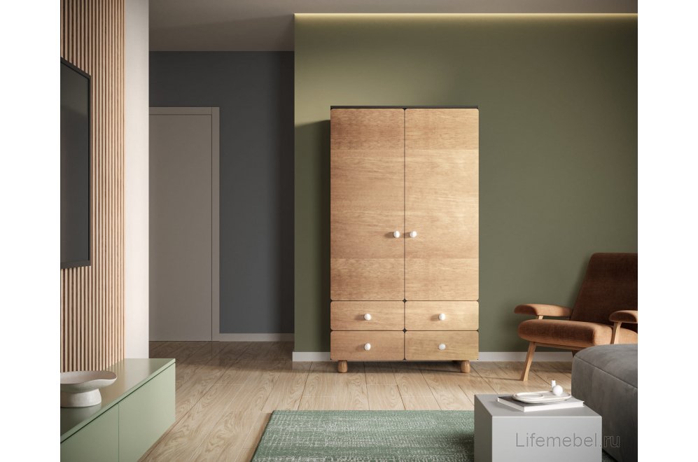 Шкаф Сплит (Split) SP14 коричневый