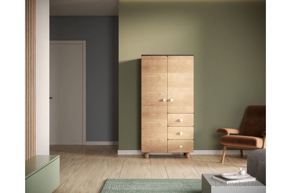 Шкаф Сплит (Split) SP16 коричневый