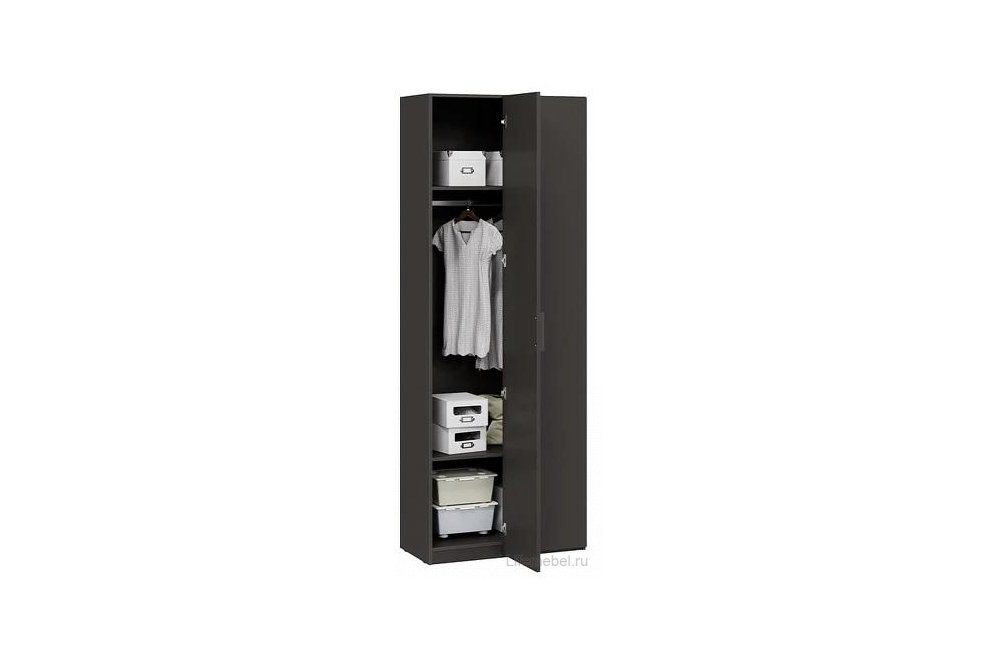 Шкаф Стелла Исполнение 2 серый вулкан / фон серый