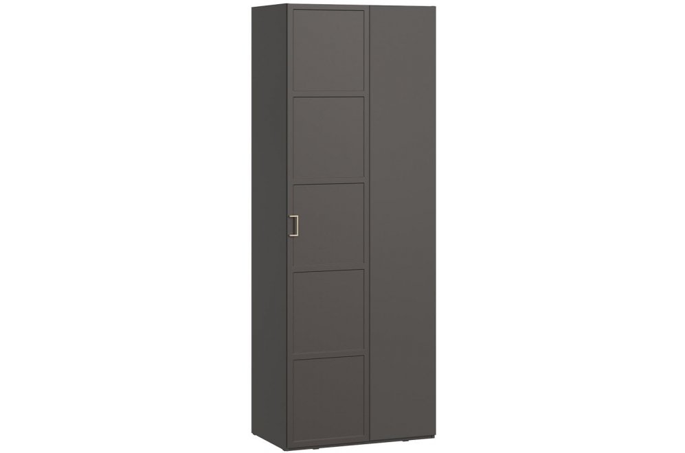 Шкаф Стелла угловой серый вулкан / фон серый