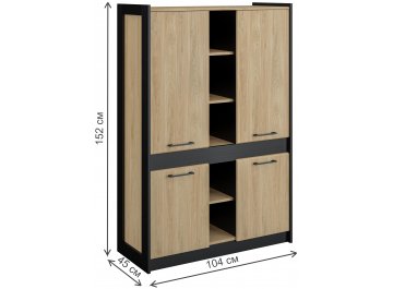 Шкаф Стенли МН-037-10