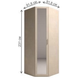 Шкаф угловой Скандинавия-люкс 5