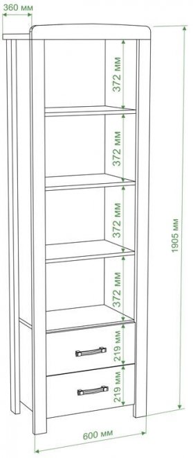 Шкаф ВТД-ГФ ШК шамони / карамель