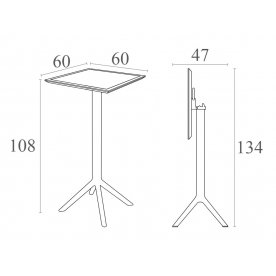Барный стол 234/116-8575
