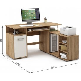 Компьютерный стол Амбер-10К