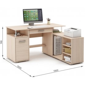 Компьютерный стол Амбер-10Я