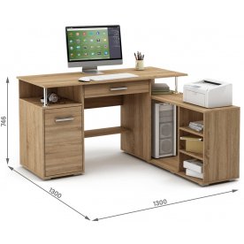 Компьютерный стол Амбер-10Я