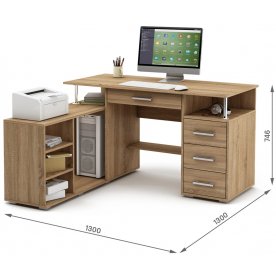 Компьютерный стол Амбер-11Я