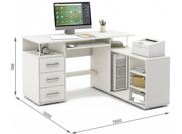 Компьютерный стол Амбер-12К