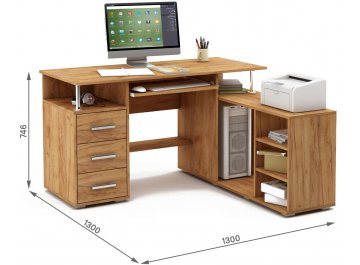 Компьютерный стол Амбер-12К