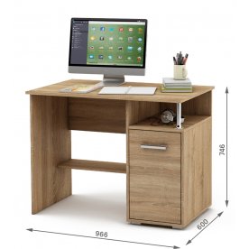 Компьютерный стол Амбер-1