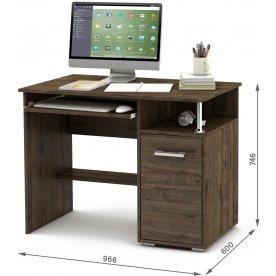 Компьютерный стол Амбер-1К