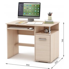 Компьютерный стол Амбер-1К