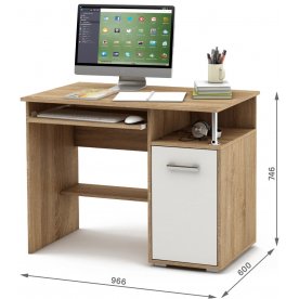 Компьютерный стол Амбер-1К