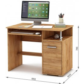 Компьютерный стол Амбер-1К