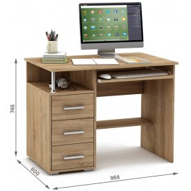 Компьютерный стол Амбер-4К