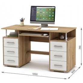 Компьютерный стол Амбер-8К