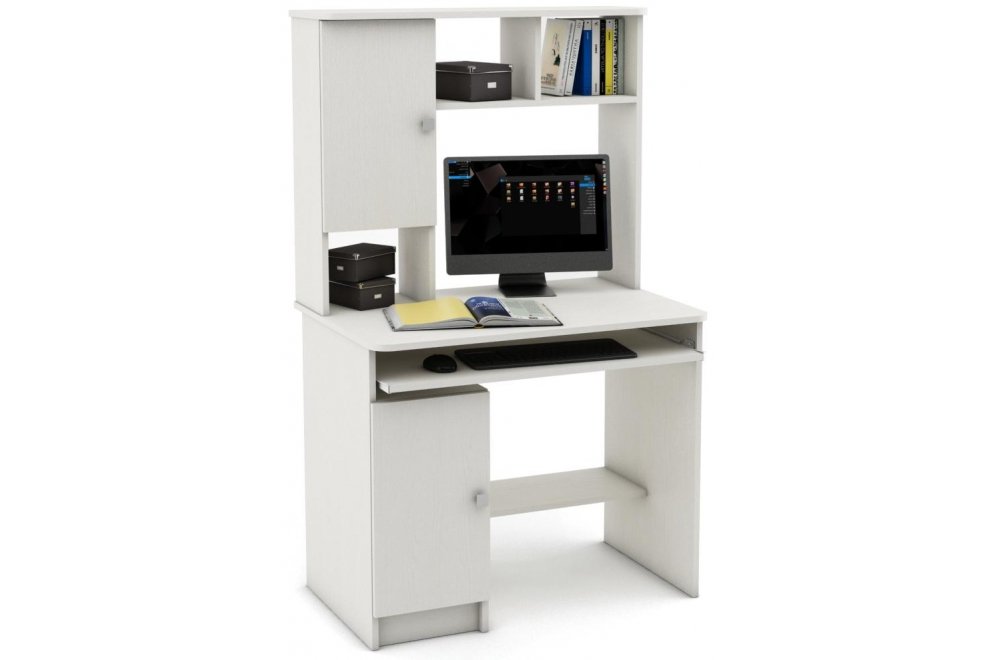 Компьютерный стол Бостон-10 белый
