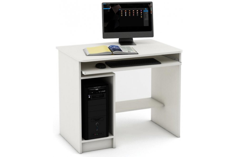 Компьютерный стол Бостон-2 белый