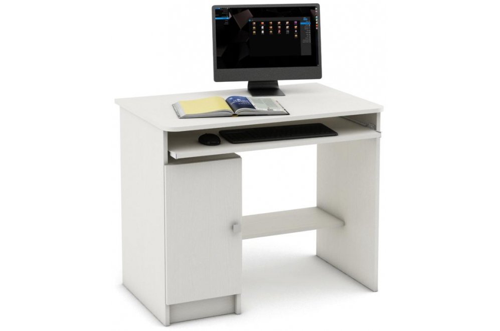 Компьютерный стол Бостон-4 белый