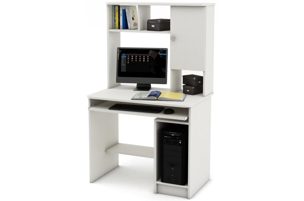 Компьютерный стол Бостон-7 белый