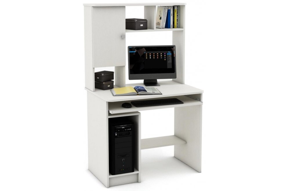 Компьютерный стол Бостон-8 белый