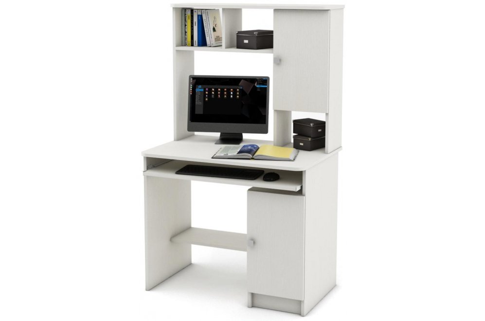 Компьютерный стол Бостон-9 белый