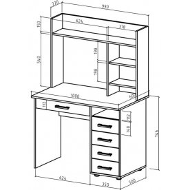 Компьютерный стол Остин-11Я