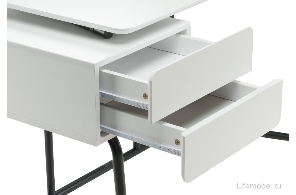 Компьютерный стол Desk white / black