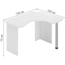 Компьютерный стол Домино Lite СКЛ-ИгрУгл120 Н нельсон правый