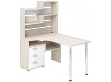 Компьютерный стол Домино СР-132-150 К-левый карамель / белый