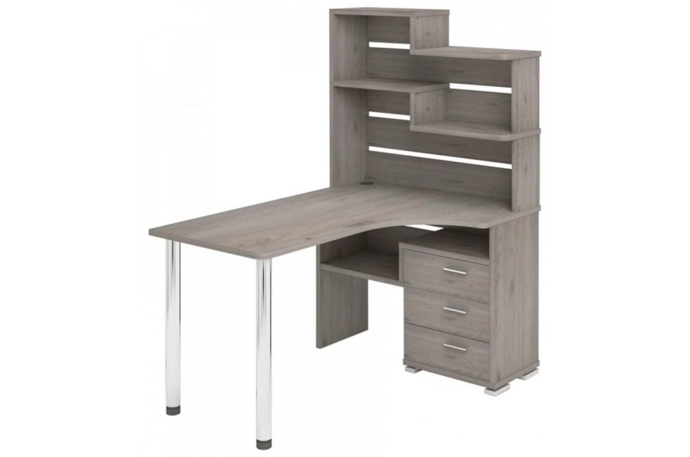 Компьютерный стол Даланта СР-132-150 Н-правый с надстройкой нельсон