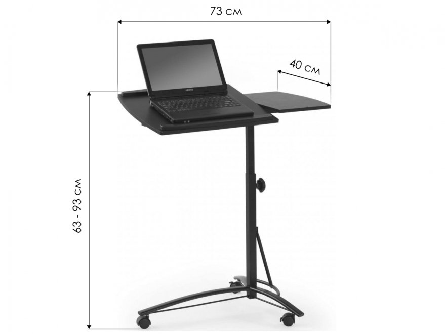 Компьютерный стол B14 черный