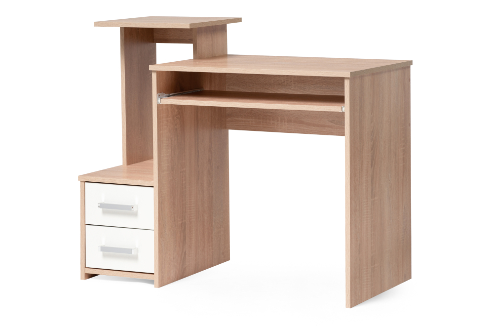 Компьютерный стол Джаз-24 левый дуб сонома