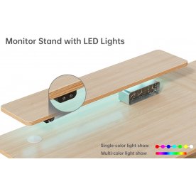 Компьютерный стол Eureka ERK-EHD-L60R-MW