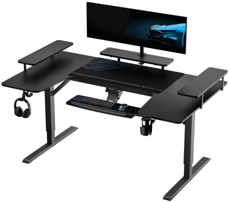 Компьютерный стол Eureka U-71 черный