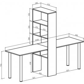 Компьютерный стол Феликс-466