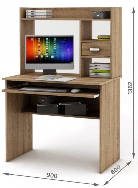 Компьютерный стол Имидж-30 дуб сонома