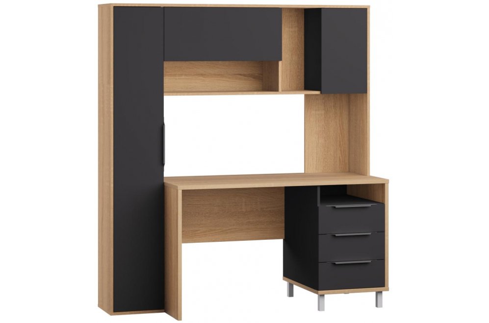 Компьютерный стол Комфорт 12.95 N дуб сонома / темно-серый