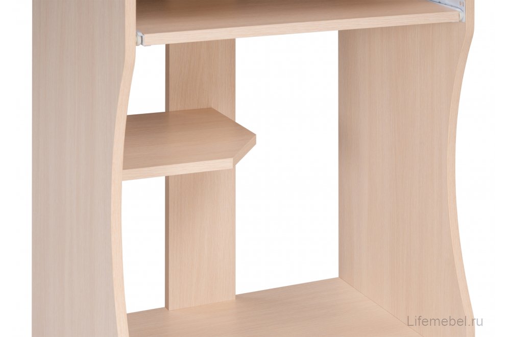 Компьютерный стол Джаз-27 дуб молочный - Уцененный экземпляр