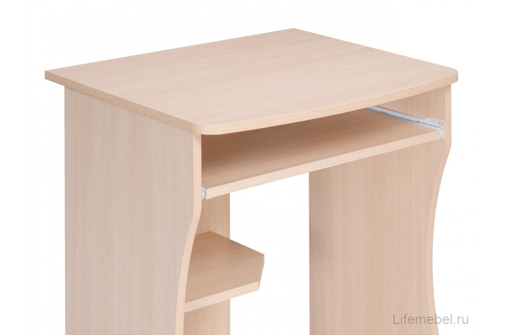 Компьютерный стол Джаз-27 дуб молочный - Уцененный экземпляр