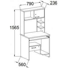 Компьютерный стол КСП 13.1.4