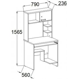Компьютерный стол КСП 15.4