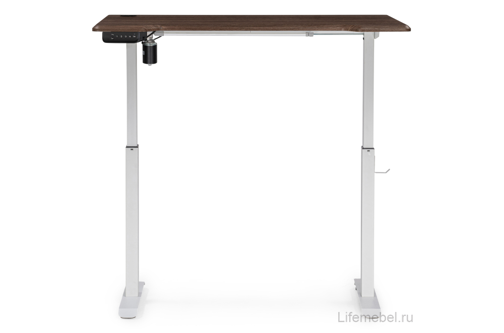 Компьютерный стол Маркос с механизмом подъема 120х75х75 орех кантри / белый